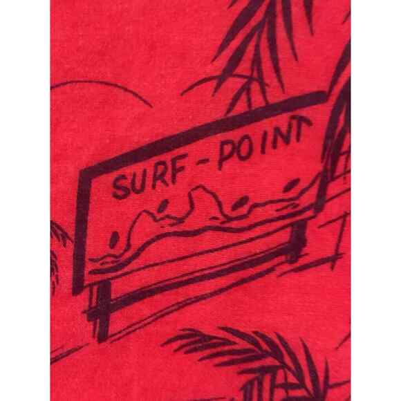 Vintage 70's 80' Sea Flight North Shore Eyes VW Surf Point Bandana Handkerchief - Picture 3 of 12